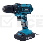 Дрель-шуруповерт Oasis ASU-18S, 18 В, 2 Ач, 40 Нм, щеточный, ударный, фото 1