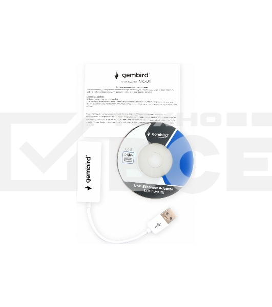 Сетевой адаптер Ethernet Gembird NIC-U4 USB 2.0 - Fast Ethernet adapter