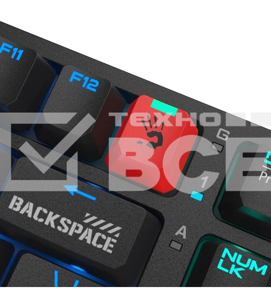 Клавиатура A4Tech Bloody S98 (S98 BLACK) проводная USB черный