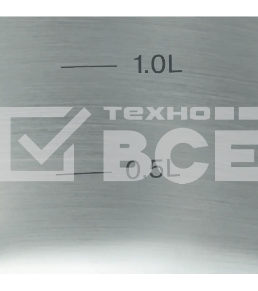Кастрюля Rondell Stripes RDS-1281 5.8л. d=24см (с крышкой) стальной