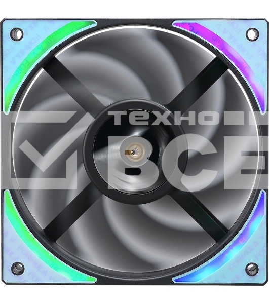 Вентилятор для корпуса Aerocool / Formula Air Bridge Plus BK ARGB черный, 120 мм, 1300 об/мин, 27.2 дБ, 4 pin