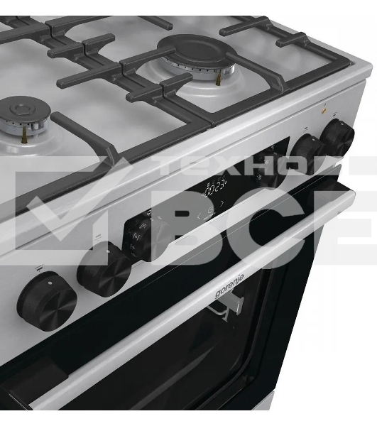 Плита комбинированная Gorenje GKS6C72XF нержавеющая сталь
