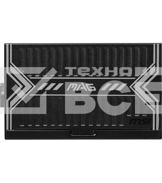 Блок питания MSI MAG A650BN (306-7ZP2B11-CE0) 650 Вт, 80 PLUS BRONZE, 120 мм, немодульный, чёрный