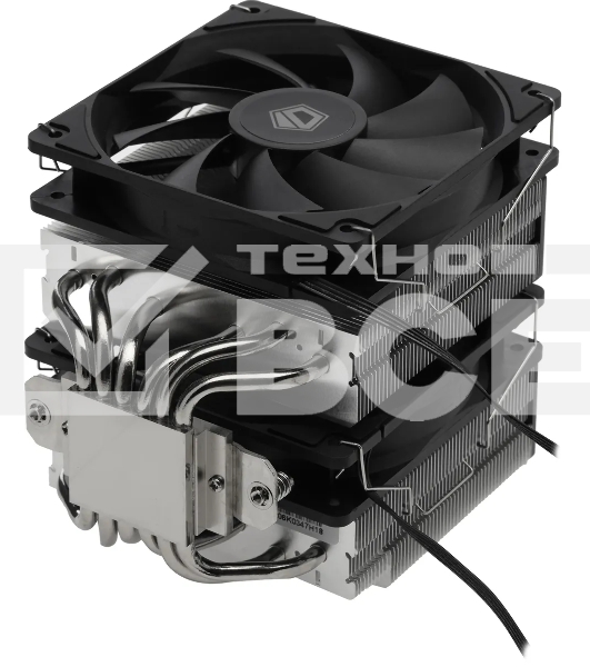 Кулер ID-COOLING SE-206-XT черный 120мм алюминий+медь 1800rpm 35db 4-pin 250W 156мм