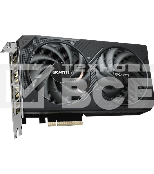Видеокарта Gigabyte PCI-E 5.0 GV-N506TWF2OC-8GD 1.0 NVIDIA GeForce RTX 5060TI 8Gb 128bit GDDR7 2587/28000 HDMIx1 DPx3 HDCP Ret