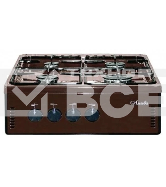 Плита настольная газовая ЛЫСЬВА ПГН 41М коричневый
