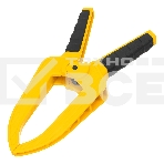 Струбцина Denzel клещеобразная, удлиненная 75 х 110 мм двухкомпонентные рукоятки, фото 1