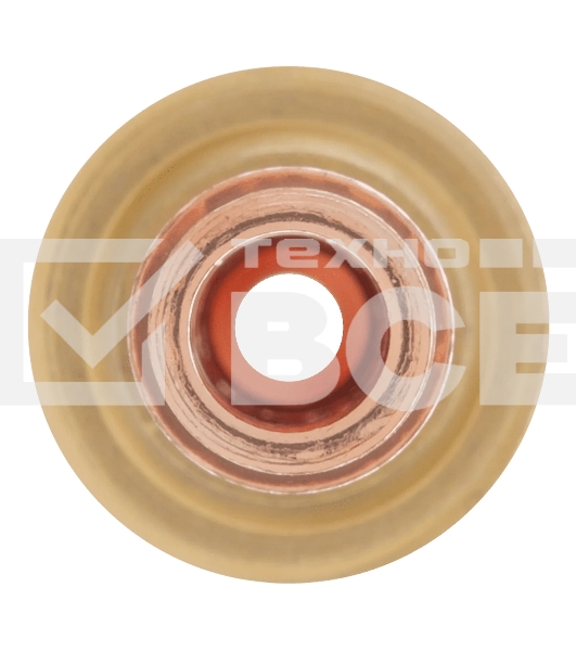 Держатель цанги Denzel с газовой линзой для электрода 2,4 мм, 2 шт