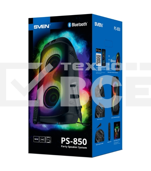 Портативная колонка Sven PS-850, черный