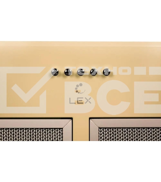 Вытяжка встраиваемая LEX GS Bloc P 900 слоновая кость управление: кнопочное (1 мотор)