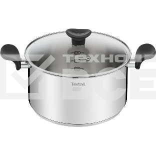 Кастрюля Tefal Primary E3084674 5.2 л. d=24 см (с крышкой) стальной (2100120958)