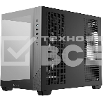 Компьютерный корпус Deepcool CG330 3F без БП, боковое окно (панорама), 3x120мм ARGB PWM вентилятора, черный, mATX, фото4