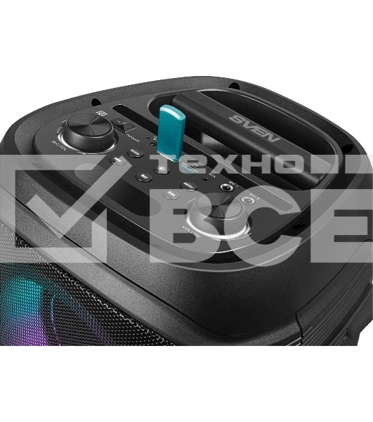 Колонка портативная Sven PS-800 черный 100W 2.0 BT 10м 4400mAh