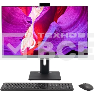 Моноблок Digma Pro Unity 27' Full HD i5 1235U (1.3) 16Gb SSD 512Gb Iris Xe CR Windows 11 Professional GbitEth WiFi BT 90W клавиатура мышь Cam серый/черный 1920x1080