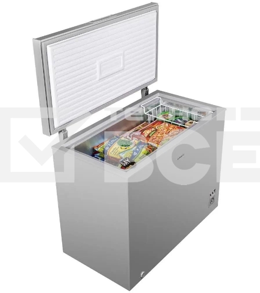 Морозильный ларь Maunfeld MFL200GR, серый, 200л