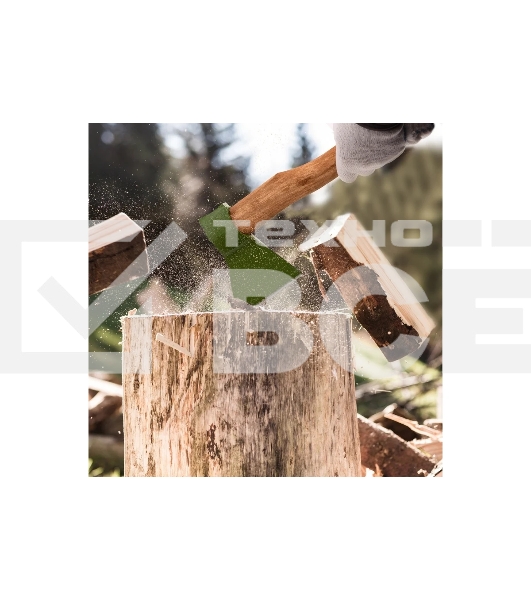 Топор кованный Сибртех, в сборе, 1200/1550 г, деревянное топорище, 500 мм, Б3