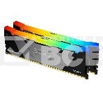 Оперативная память Kingston Fury Renegade, DDR4, 32GB (2x16GB), 3200MHz, CL16, с радиатором, RGB, серебристый/чёрный, фото4