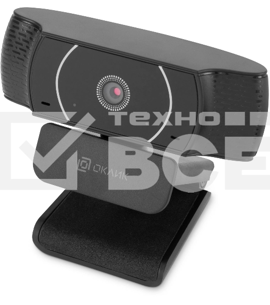 Камера Web Оклик OK-C016HD черный 1Mpix (1280x720) USB2.0 с микрофоном
