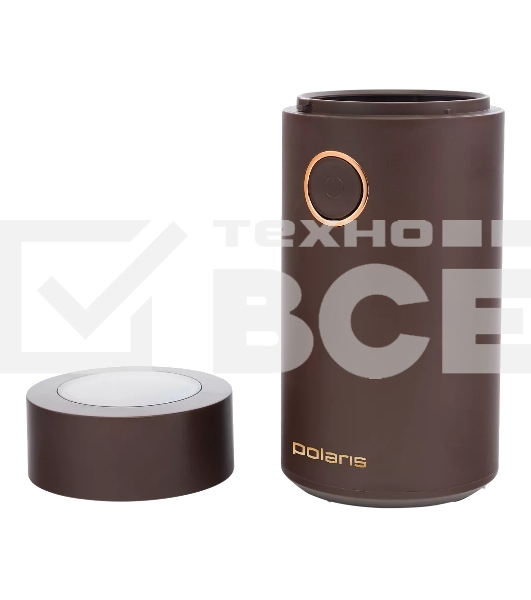 Кофемолка Polaris PCG-2014 (200вт,50гр. пластик) корич.