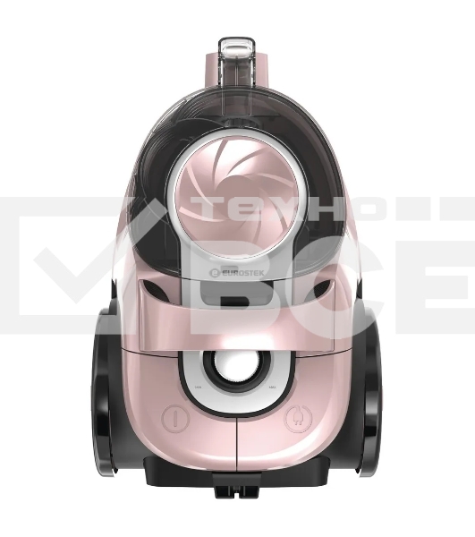 Пылесос Eurostek EVC-4508 розовый/черный, 420/2500 Вт, уборка сухая, пылесборник контейнер 3 л