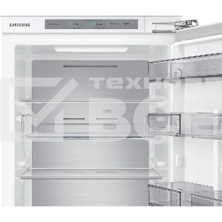 Встраиваемый холодильник Samsung BRB26715DWW/EF белый двухкамерный 190/74л морозилка снизу, No Frost