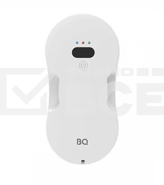 Робот-мойщик окон BQ WR300DS, 80 Вт, Объем 40мл/Объем емкости для чистящего средства 110мл/ Страховочый трос 4м/Параметры электропитания 110-240 В, 50-60 Гц/Дистанционное управление/Уьтразвуковое распыление воды/Сухая и влажная уборка