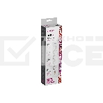 Удлинитель с сетевым фильтром Defender DFS 141, белый, 4розетки, USB+TypeC, 1.5 м., фото3