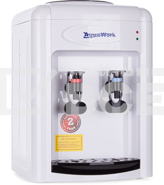 Кулер для воды Aqua Work 0.7-TWR, без нагрева, без охлаждения, белый/черный