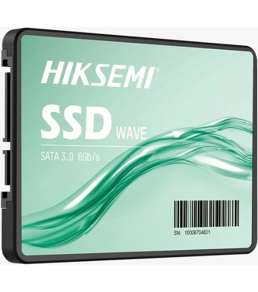 Накопитель SSD HIKSEMI HS-SSD-WAVE(S) 1024G 2.5' 1.0Tb (SATA3, up to 550/470MBs, 3D NAND, 340TbW)