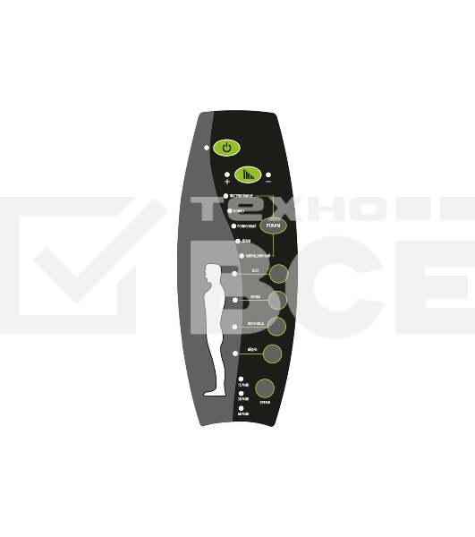 Кресло офисное Cactus CS-CHR-OC02M-BK черный, эко.кожа, крестов. сталь