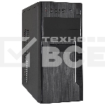 Компьютерный корпус Minitower ExeGate EX299311RUS MA-373X-UNS450 (mATX, БП UNS450 с вент. 12см, 2*USB, аудио, черный), фото 1
