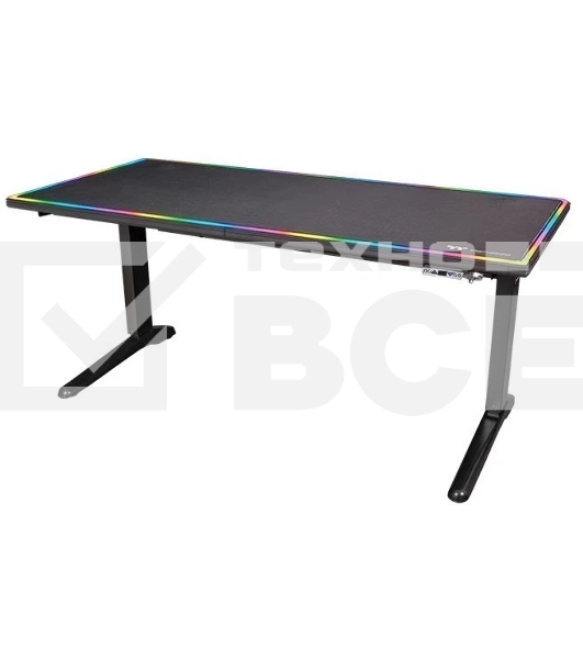 Стол игровой Thermaltake Gaming Desk Level 20 BattleStation Black, Electric, RGb, none Black, Electric, RGb, none