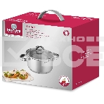 Кастрюля Rondell Brando RDS-1805 5.1 л. d=24 см (с крышкой) сталь, фото5