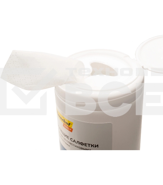 Салфетки Silwerhof DAILY для компьютеров и оргтехники туба 100шт влажных