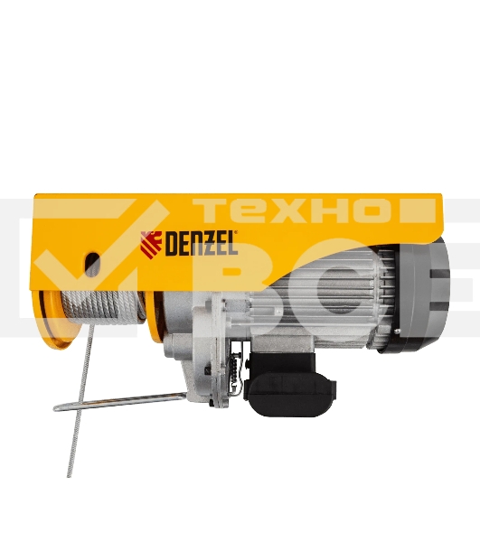 Тельфер электрический Denzel TF-1200, 1.2 т, 1800 Вт, высота 12 м, 8 м/мин