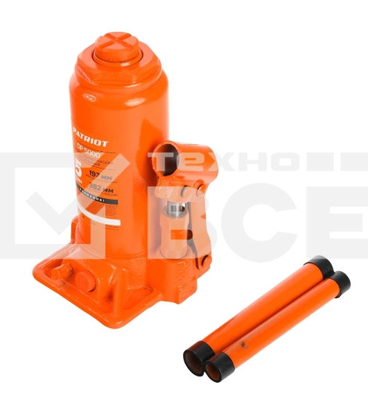 Домкрат бутылочный PATRIOT DB 5000 5T