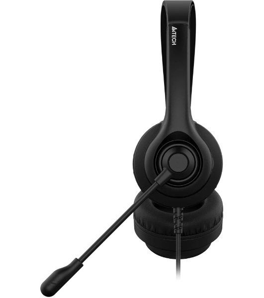 Гарнитура A4Tech HS-8i чёрный, проводная