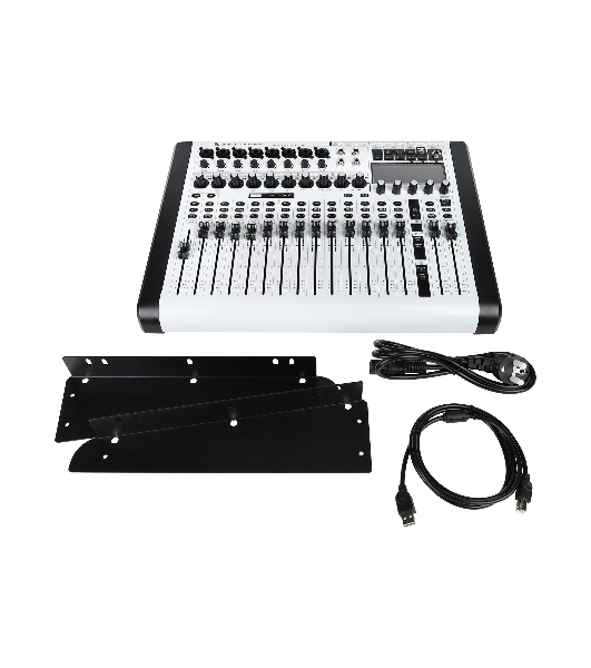 Микшер Intrend ITMIX-D8-4 цифровой, 12 входов (8 аналоговых, 1 стерео, 2 USB), 2 группы, Bluetooth, USB MP3 плеер