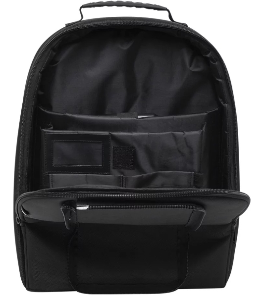 Рюкзак-чехол STAGG DSBACKPACK для 10 пар палочек, усиленный нейлон, много карманов, вес 1,2 кг, чёрный.