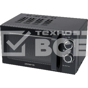 Микроволновая печь Polaris PMO 2001 RUS графитовый, 20 л, 700 Вт, переключатели - поворотный механизм