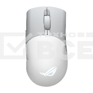 Мышь беспроводная/проводная ASUS ROG Keris Wireless AimPoint белый, 36000 dpi, радиоканал, Bluetooth, USB, кнопки - 5