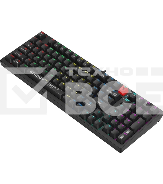 Клавиатура A4Tech Bloody S98 (S98 BLACK) проводная USB черный