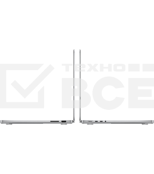 Ноутбук APPLE MacBook Pro 14 Silver (M3/8Gb/1Tb SSD/MacOS) ((MR7K3ZP/A)) нужен переходник на EU