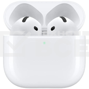 Гарнитура вкладыши Apple AirPods 4 A3050/A3053/A3058 белый беспроводные bluetooth в ушной раковине