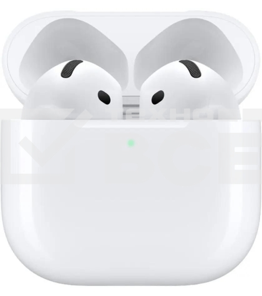 Гарнитура вкладыши Apple AirPods 4 A3050/A3053/A3058 белый беспроводные bluetooth в ушной раковине