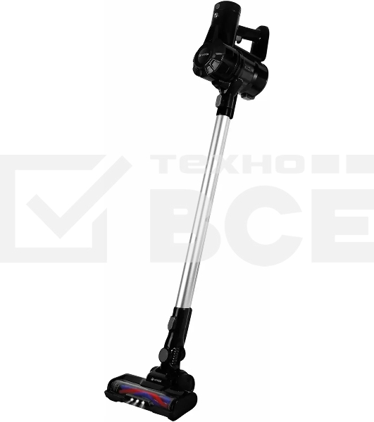 Пылесос Vitek Starlight VT-8143 черный/серебристый, питание от аккумулятора, 35 Вт, уборка сухая, пылесборник 0.6 л, работа от АКБ max 30 мин