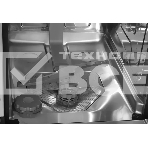 Встраиваемая посудомоечная машина Hyundai HBD 441 2100 Вт, узкая, 9 комплектов, серебристый/белый, фото5