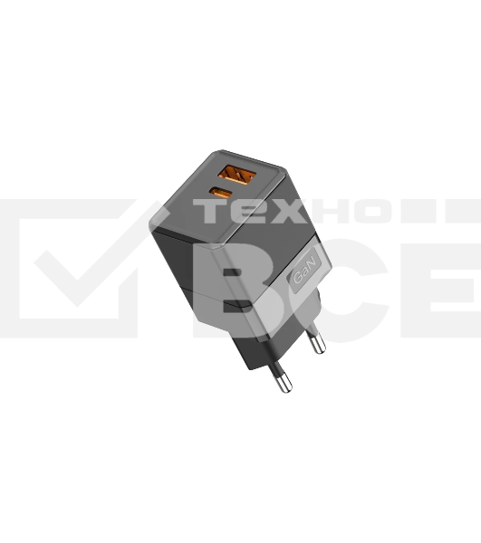Сетевое зарядное устройство с двумя портами USB-A и USB-C, 35Вт Rexant