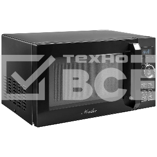 Микроволновая печь MONSHER MTW 202 Noir чёрный, 20 л, 700 вт, переключатели - поворотный механизм/кнопки