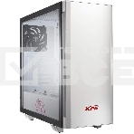 Компьютерный корпус XPG INVADER-WHITECOLOR BOXWORLDWIDE (ATX, подсветка ARGb, 2 вентилятора 120мм, стеклянная боковая панель,белый), фото 1